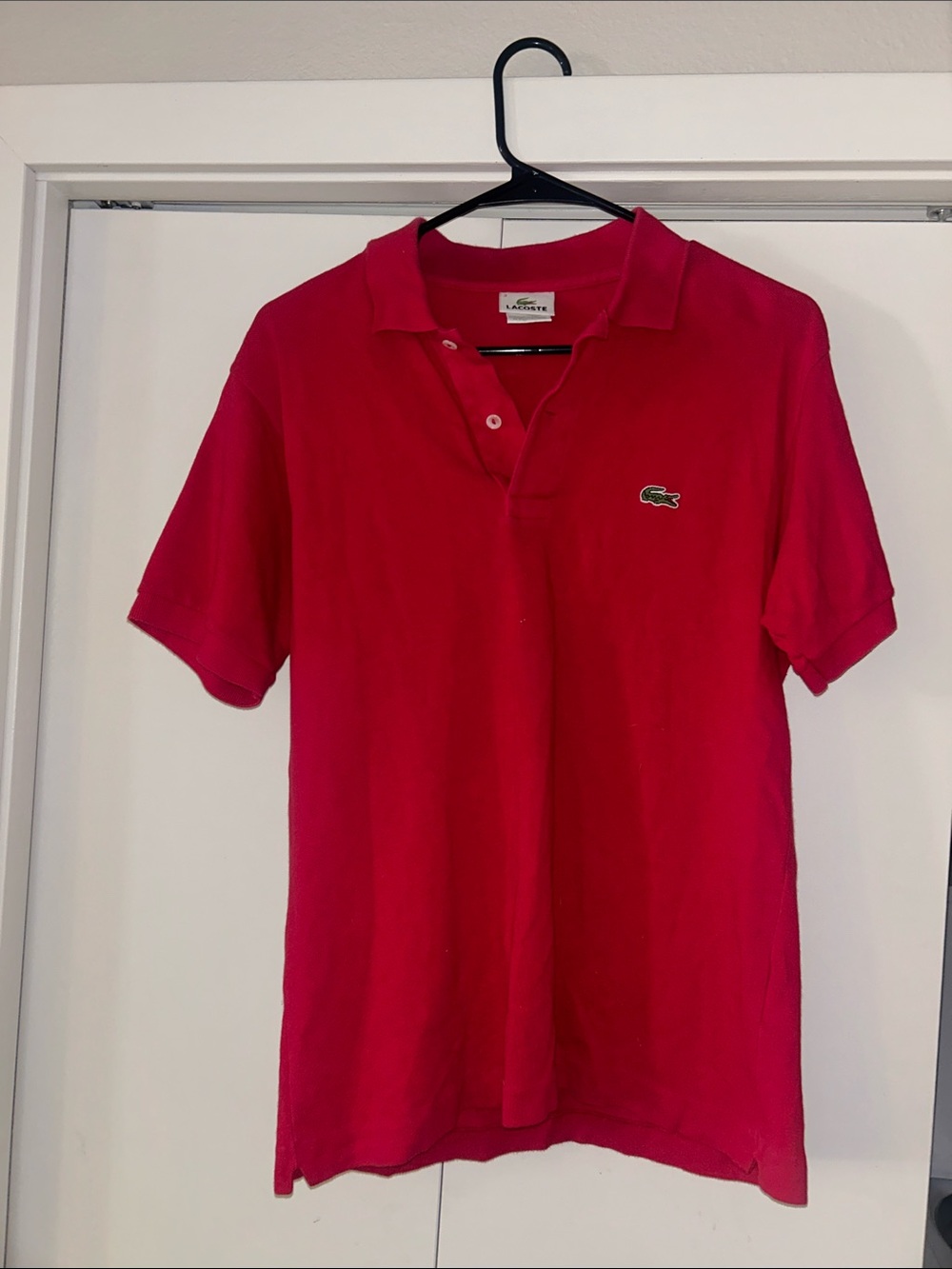 Lacoste Men's Bright Red Pique Polo